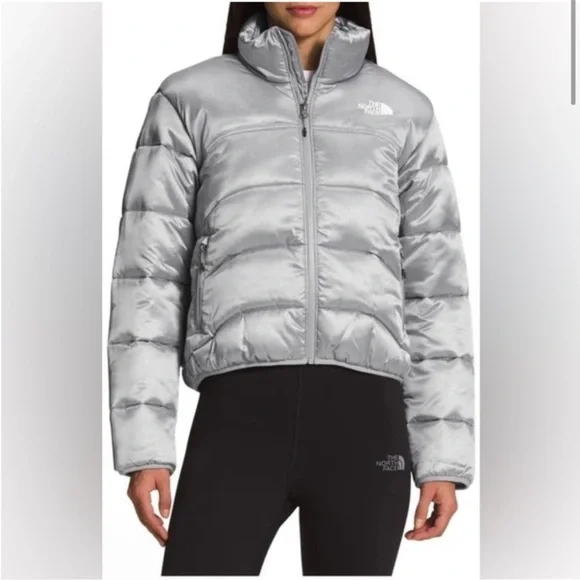 The North Face Women’s Silver Puffer Jacket - Picture 3 of 9